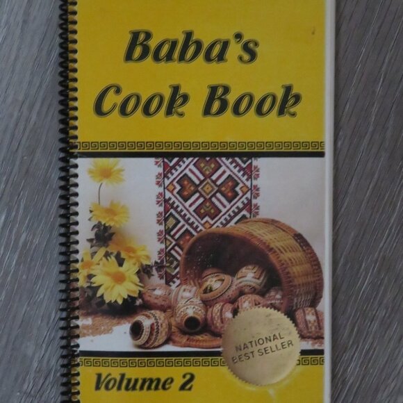 BABA'S Cook Book Vintage Spiral Bound Ukrainian/Canadian (K592) - Picture 1 of 5